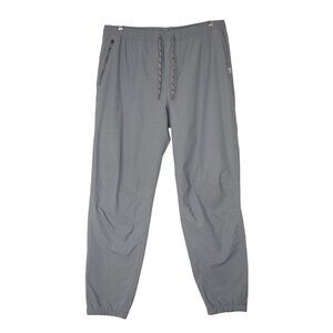 L.L. Bean men's gray elastic waist standard fit tapered leg multisport joggers L